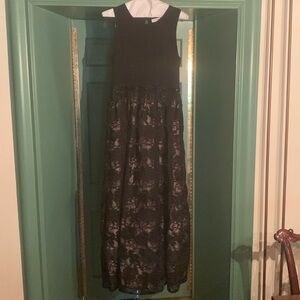 Calvin Klein Black Lace Formal Dress